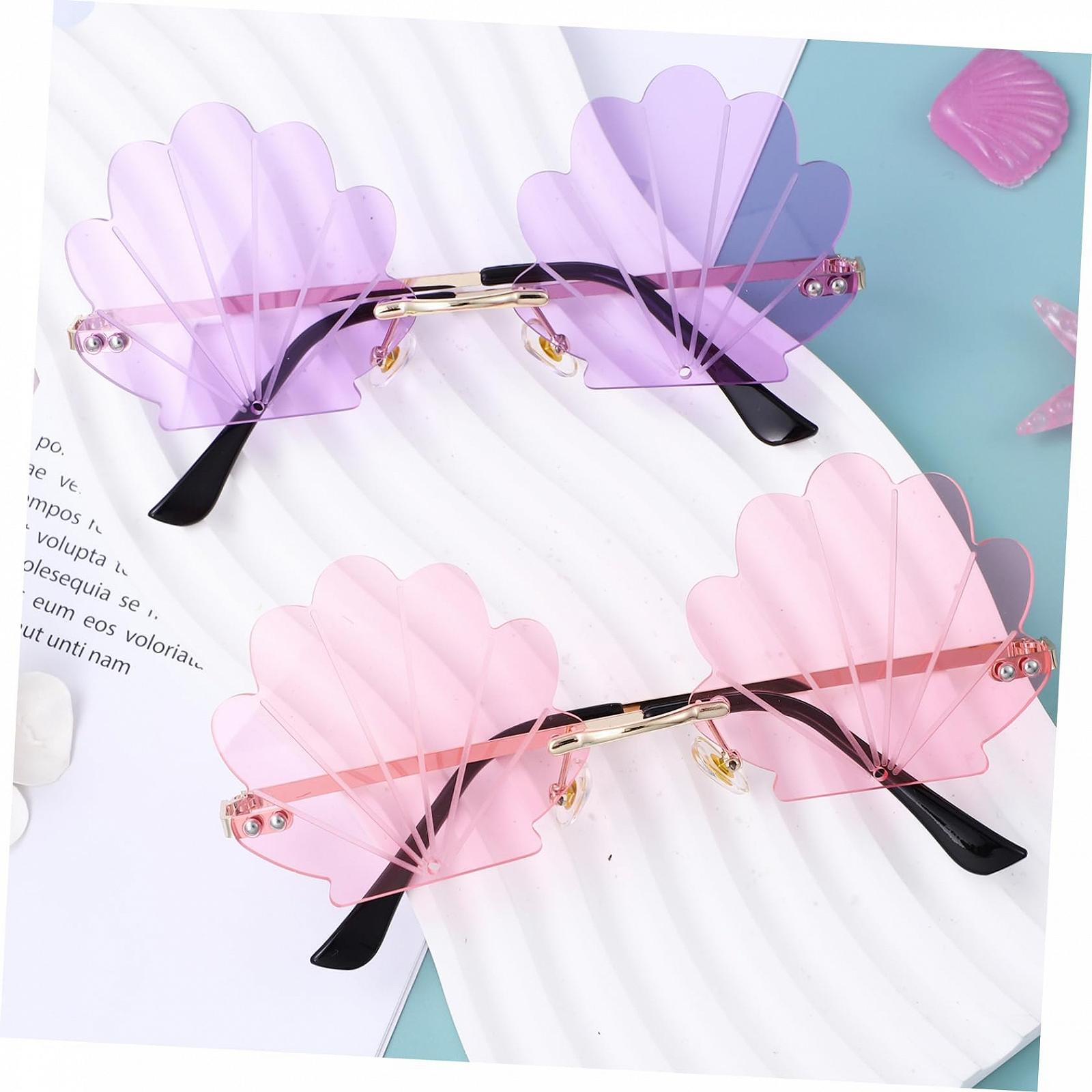 Сонцезахисні окуляри Holibanna PC Без оправи Візерунок мушлі Різні кольори, фото №4 Сонцезахисні окуляри Holibanna PC Без оправи Візерунок мушлі Різні кольори, фото №4