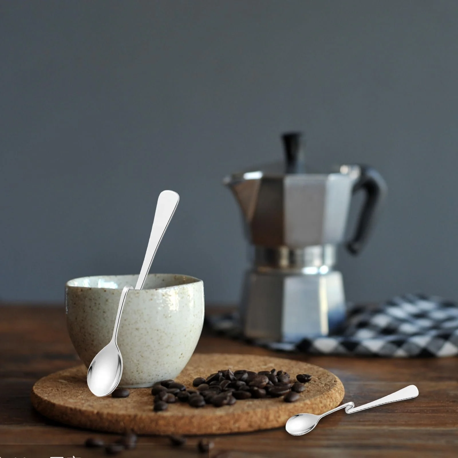 Ложка чайна Jam Нержавіюча сталь з крученим дизайном, фото №4