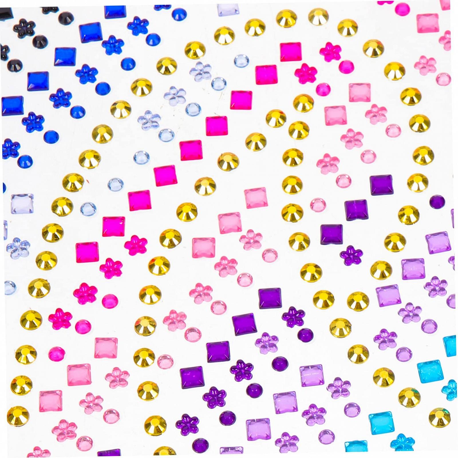 Наклейки Стрази  2 аркуші Самоклеючі Стрази, фото №3