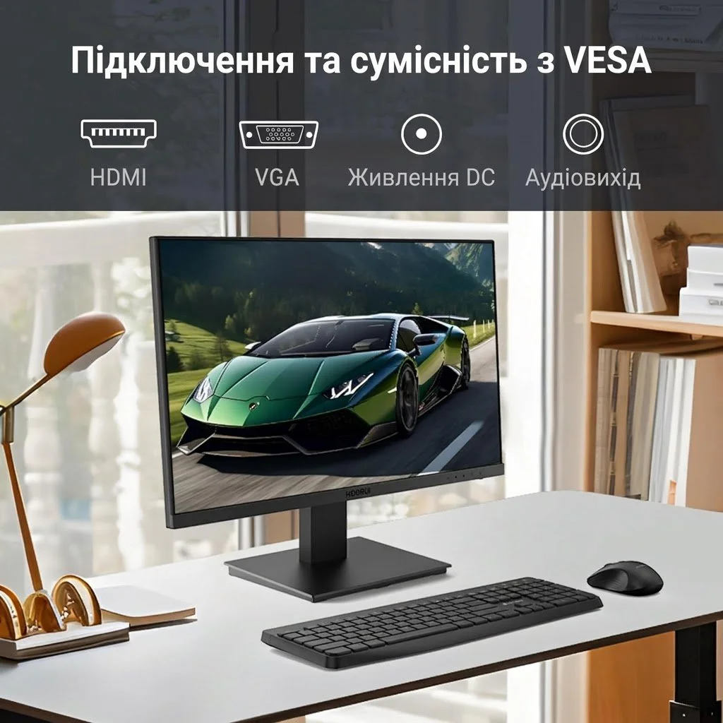 Монітор 24" KOORUI MB24V13F Full HD IPS 100 Гц, фото №4