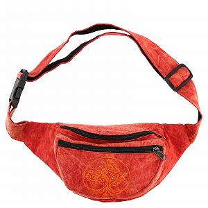 Сумка на пояс Kunst und Magie Разноцветный Boho Goa Crossbody На плечо Ремень Сумка на пояс Stonewashed Унисекс Древо жизни - Фото 1
