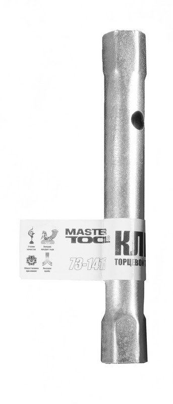 Ключ торцевий трубчастий MASTERTOOL 14х15 мм 73-1415, фото №2