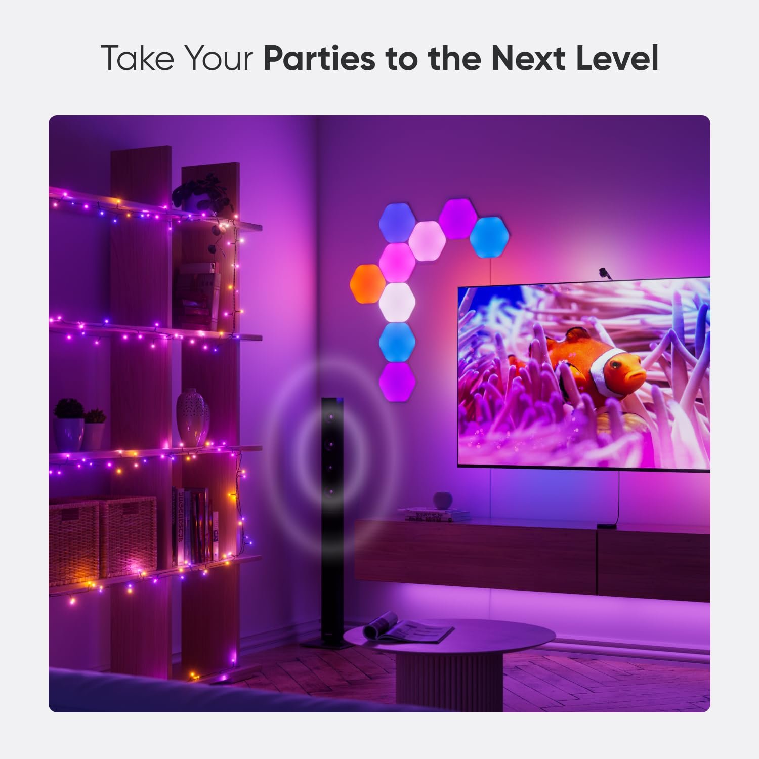 Гірлянда Nanoleaf Smart Fairy Lights 24 м, RGB IC LEDs, IP44, фото №6
