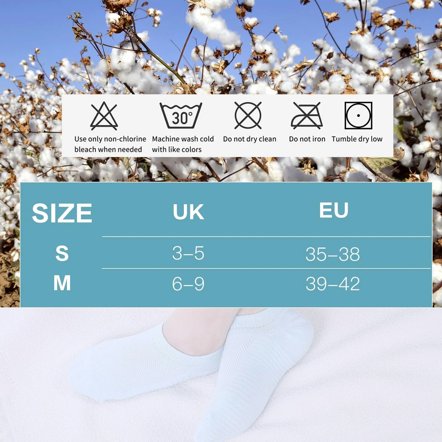 Шкарпетки-сліди Жіночі, Невидимі, фото №6