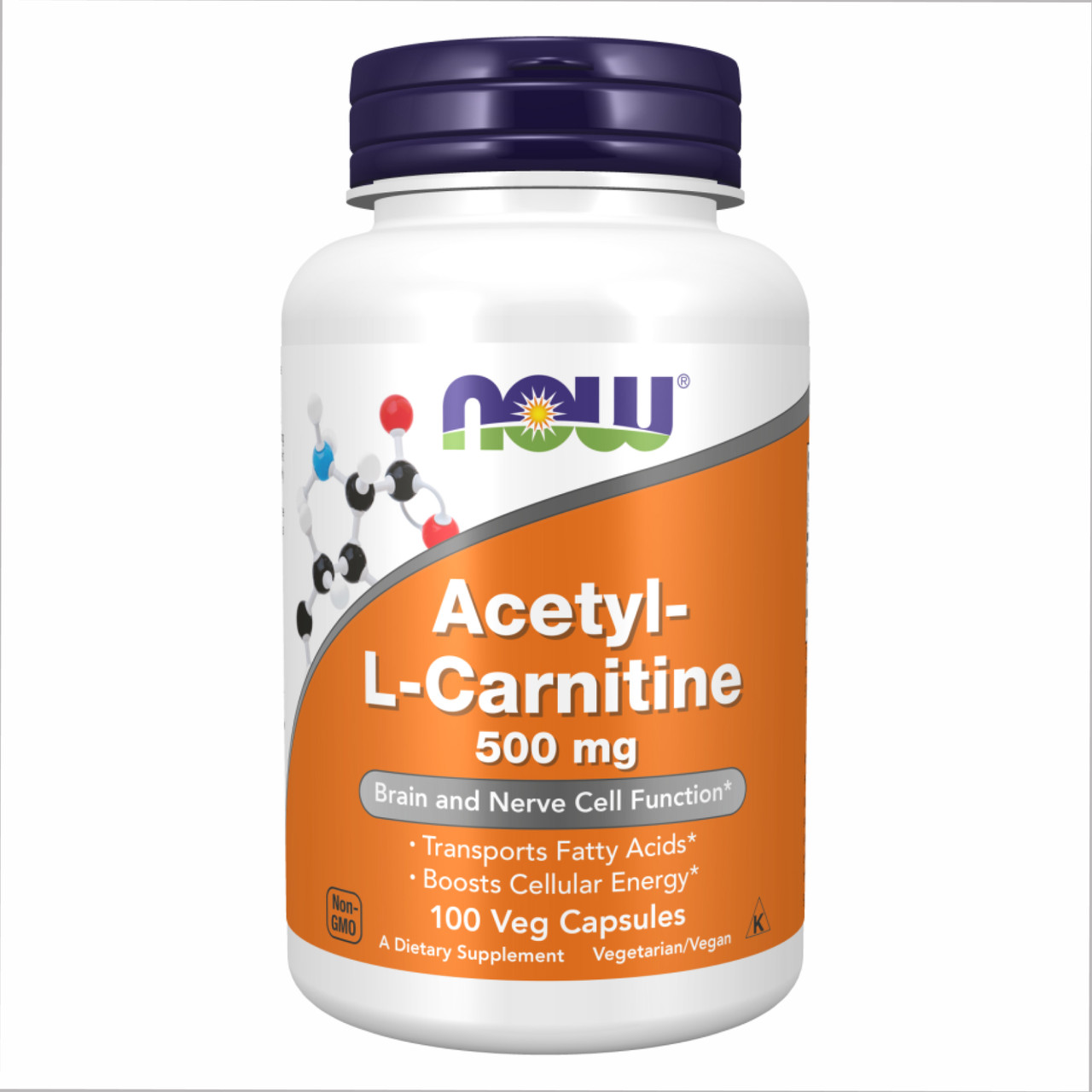 Acetyl L-Carnitine 500mg 100 vcaps, фото №1
