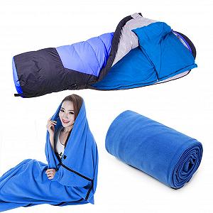 Спальный мешок Leling Portable Four Seasons Polar Fleece легкий - Фото 1
