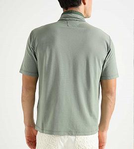 Футболка C.P. Company Tacting Piquet Zipped Polo Duck Green L synthetic.ua - Фото 1