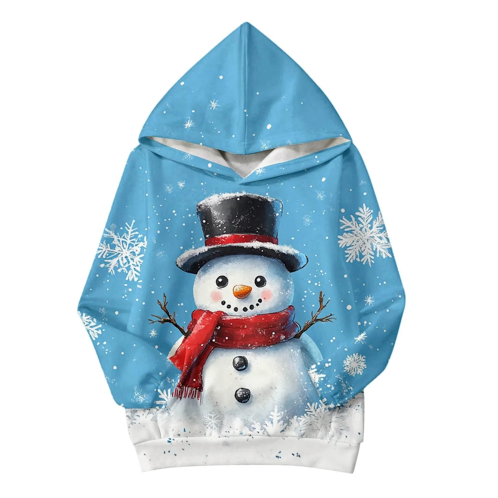 Толстовки для девочек с графическим буквенным принтом, рождественский пуловер, топы, с длинными рукавами, повседневный, мягкий пуловер для мальчиков 152, фото №2