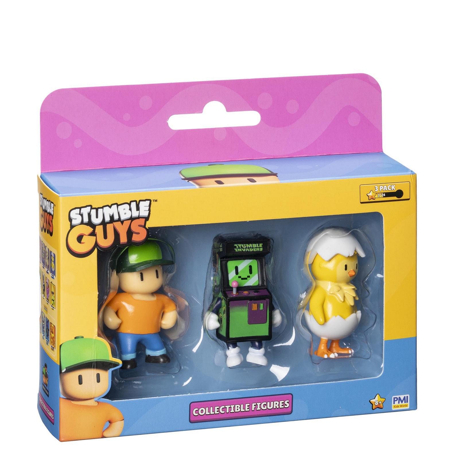 Фігурки Stumble Guys Mr. Stumble, Stumble Invaders & Hatchling, 3 шт., фото №1