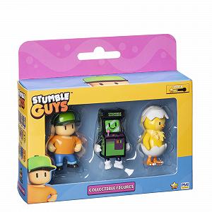 Фігурки Stumble Guys Mr. Stumble, Stumble Invaders & Hatchling, 3 шт. - Фото 1