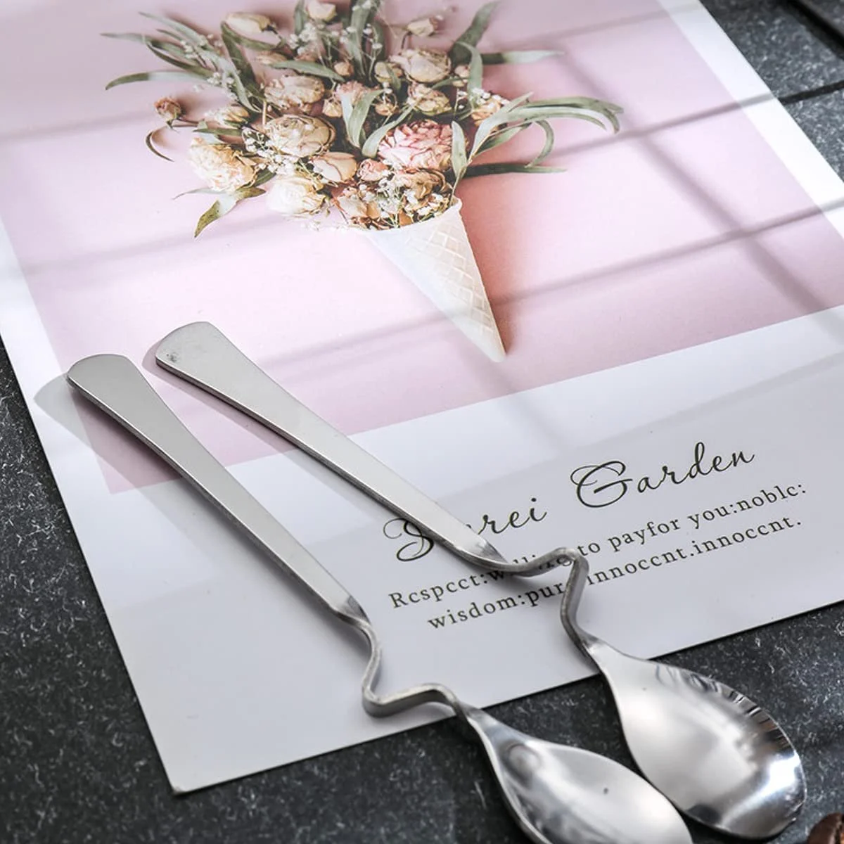 Ложка для меду з нержавіючої сталі, набір з 10, фото №6