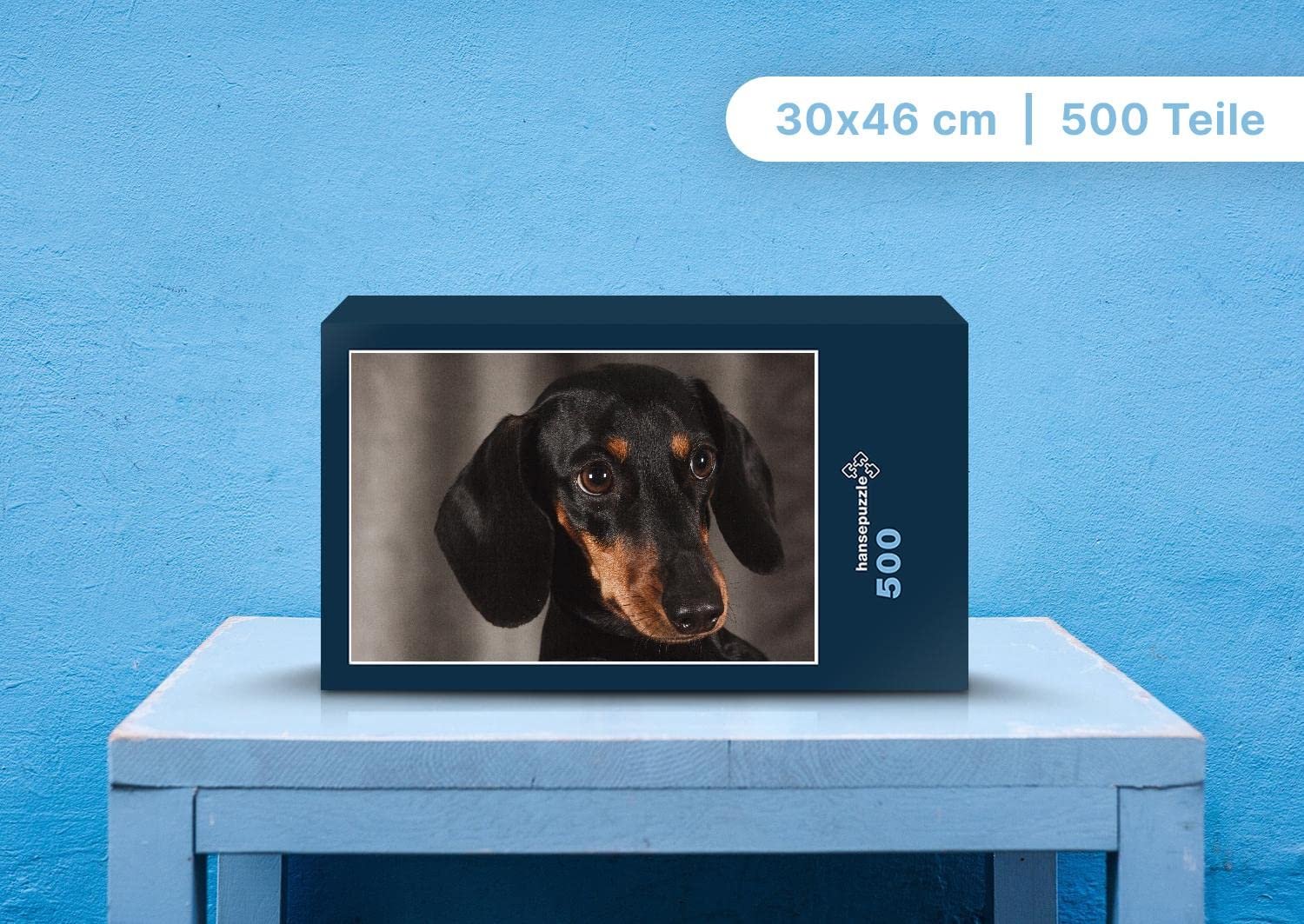 Пазл Hansepuzzle Animal World 34632 Такса 500 элементов 46 x 30 cm, фото №2