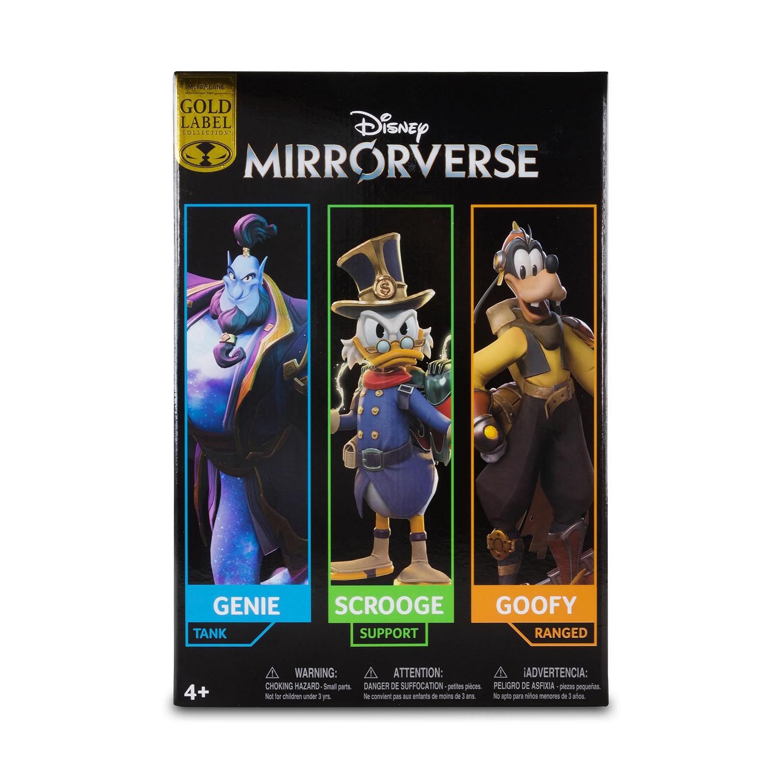 Фігурки Disney Mirrorverse Джин, Скрудж МакДак і Гуфі (Gold Label) 13-18 см, фото №15