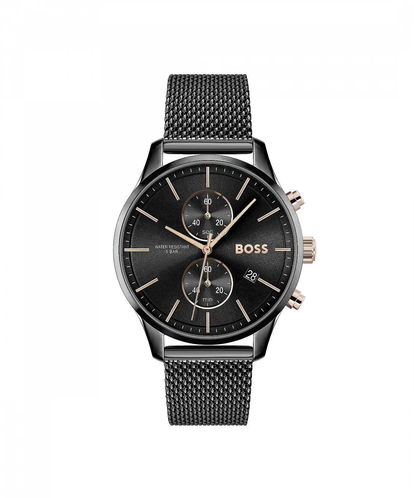 Мужской Хронограф BOSS Associate 42 мм Кварцевые Часы с Браслетом из Нержавеющей Стали, Функция Даты, 2 Тотализатора, Водостойкость 5 ATM, фото №1 Мужской Хронограф BOSS Associate 42 мм Кварцевые Часы с Браслетом из Нержавеющей Стали, Функция Даты, 2 Тотализатора, Водостойкость 5 ATM, фото №1