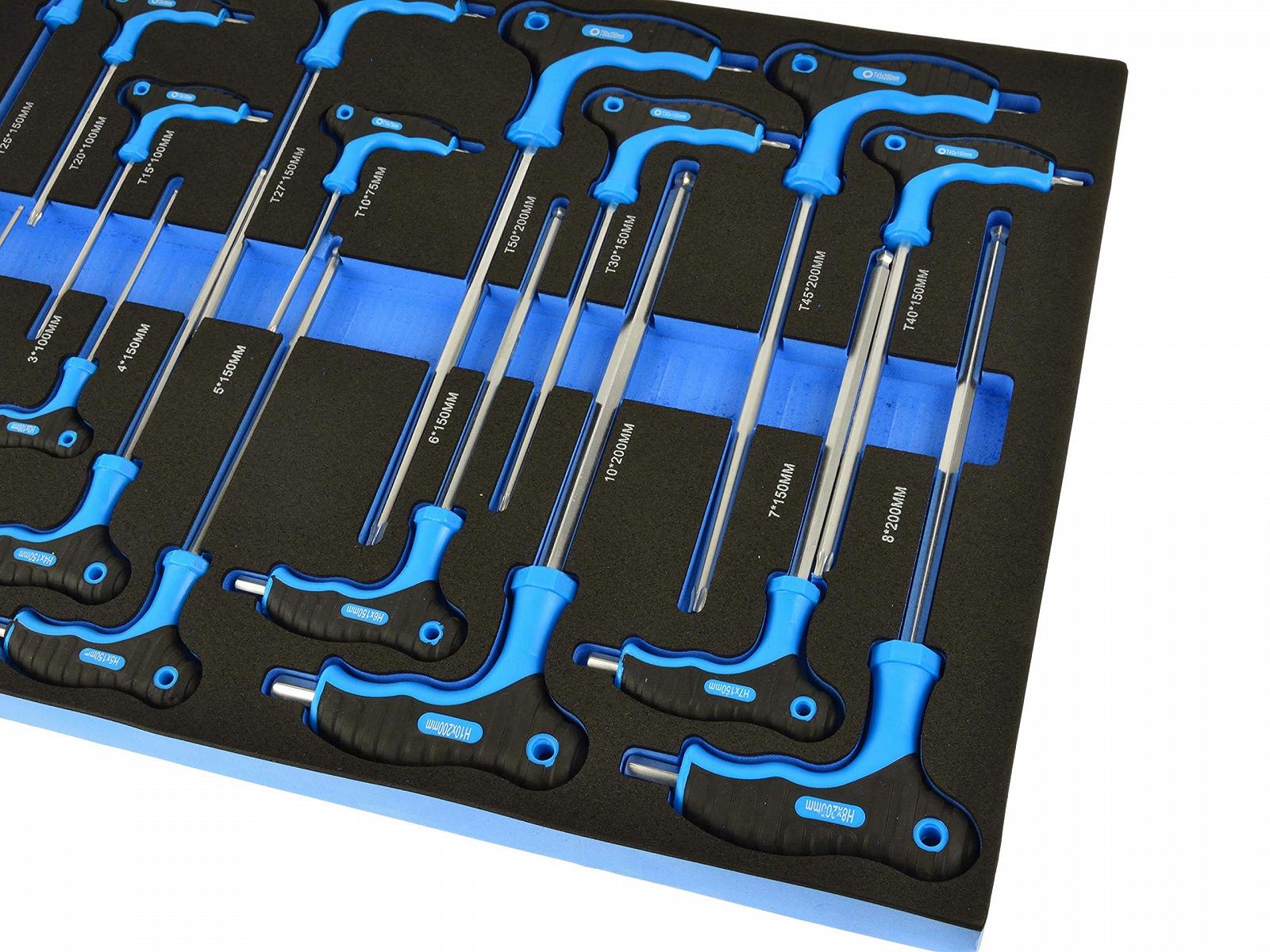 T-набір викруток T-Hand Torx Allen Key 18 штук Вставка для майстерень, фото №3
