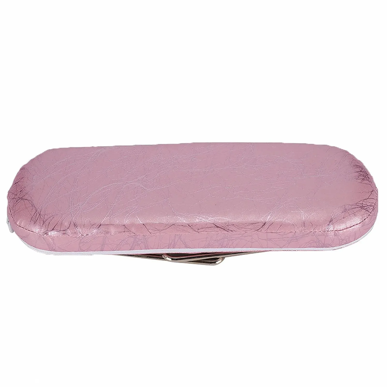 Підставка для рук Манікюрна PU-шкіра з тримачем Plum Pink, фото №3