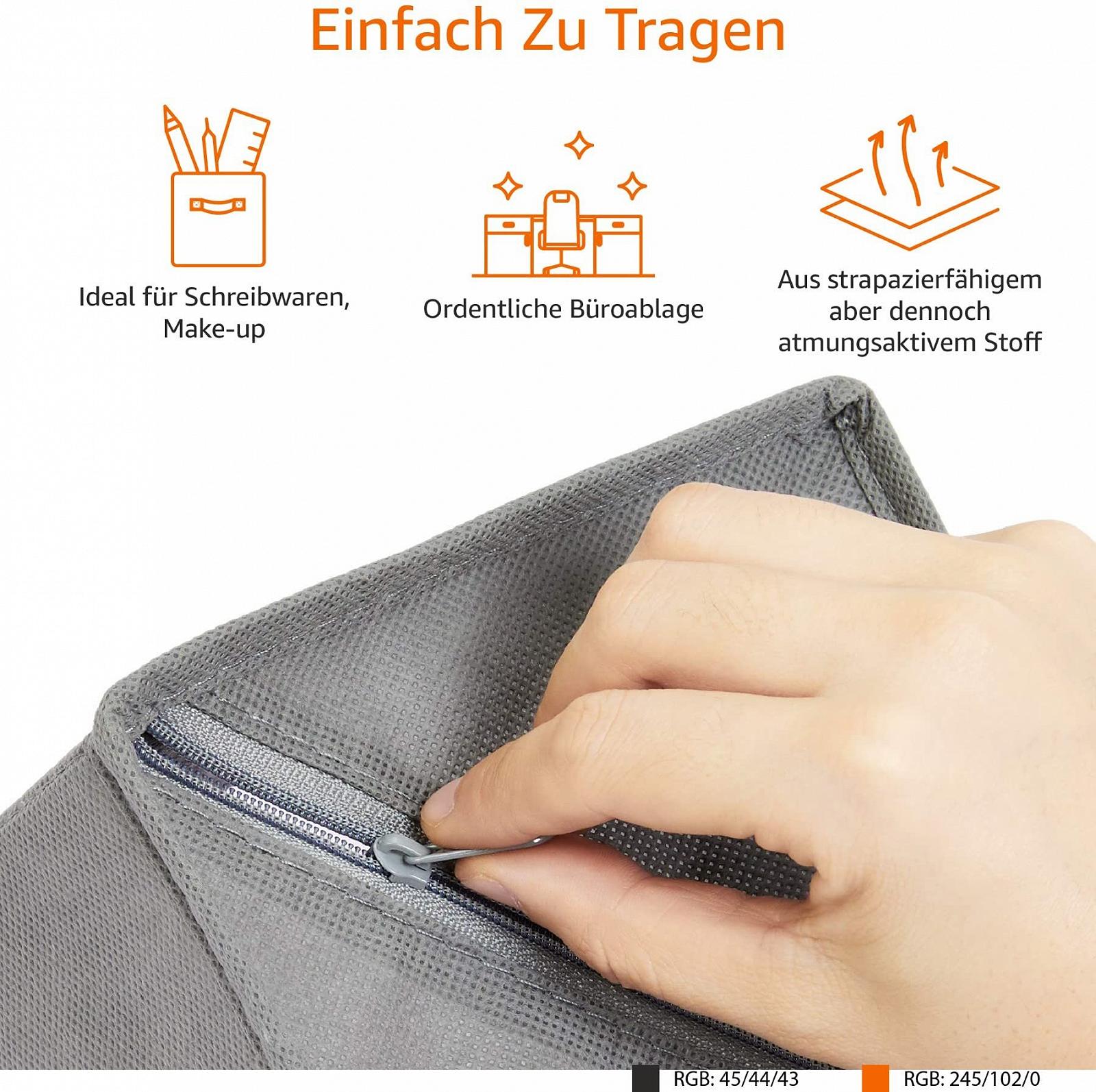 Органайзери для одягу Amazon Basics, набір з 6 штук, фото №3