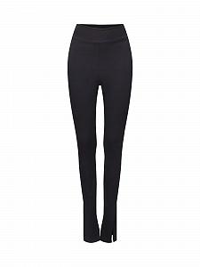 Легінси ESPRIT Ribbed з розрізами на манжетах штанин - Фото 1