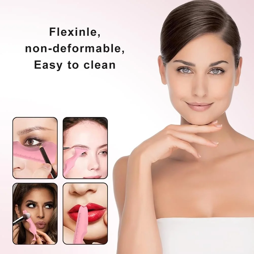 Трафареты для подводки Aid Silicone Multifunctional Eyeliner Stencils, фото №6