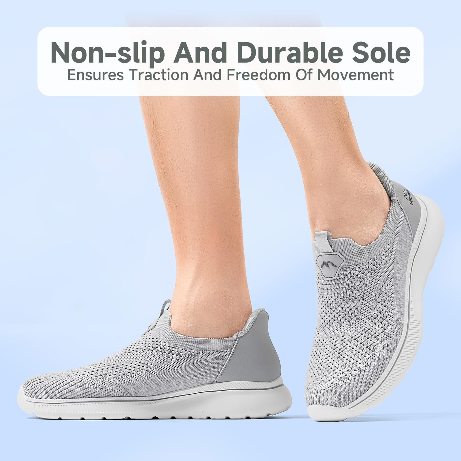 Кросівки ODCKOI Без шнурків Чоловічі Сітка Дихаючі Легкі для бігу Спортивні Зручні Легкі для бігу на відкритому повітрі, фото №4 Кросівки ODCKOI Без шнурків Чоловічі Сітка Дихаючі Легкі для бігу Спортивні Зручні Легкі для бігу на відкритому повітрі, фото №4