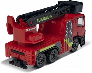 Іграшкова машина Majorette SOS MAN TGS Rosenbauer Пожежна машина 7.5 см Червоний synthetic.ua - Фото 1