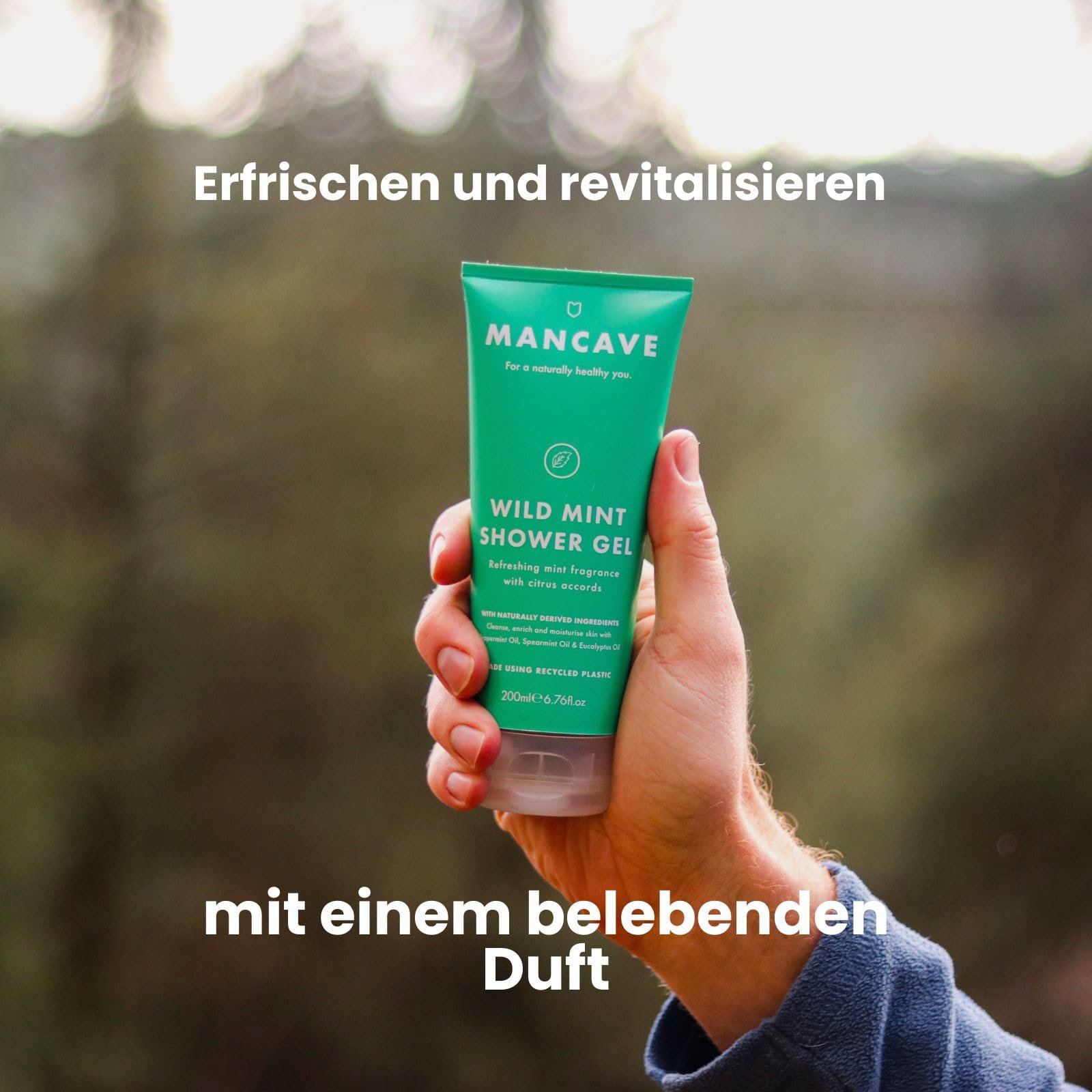 Гель для душу ManCave Wild Mint чоловічий 200 мл, фото №2 Гель для душу ManCave Wild Mint чоловічий 200 мл, фото №2