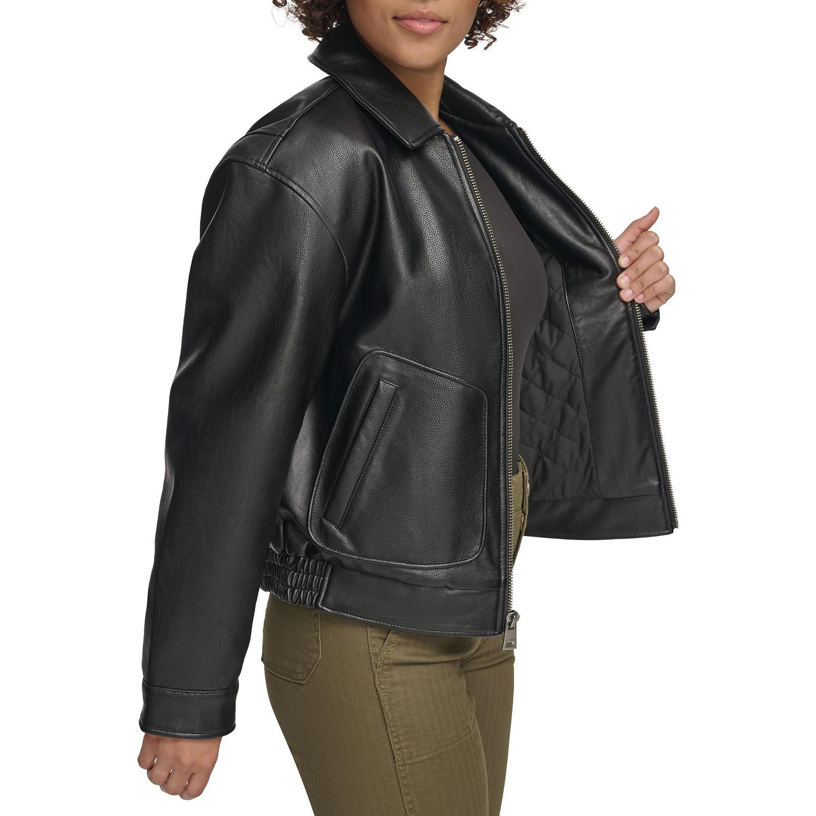 Бомбер Levi's Жіночий Легкий Faux Leather, фото №5