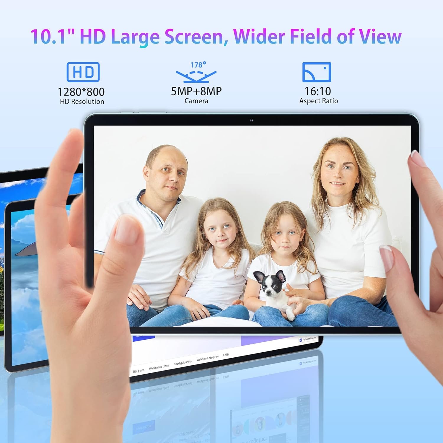 Планшет 10" Oscal Pad 70 4+3/64Gb 4 ядра Android 12 6580 mAh Grey, фото №2