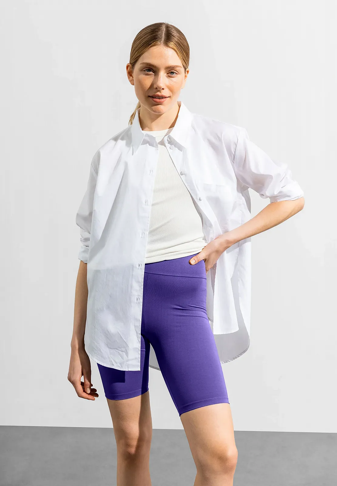 Женские велосипедные шорты Les Lunes The Luna Shorts Purple - L, фото №4