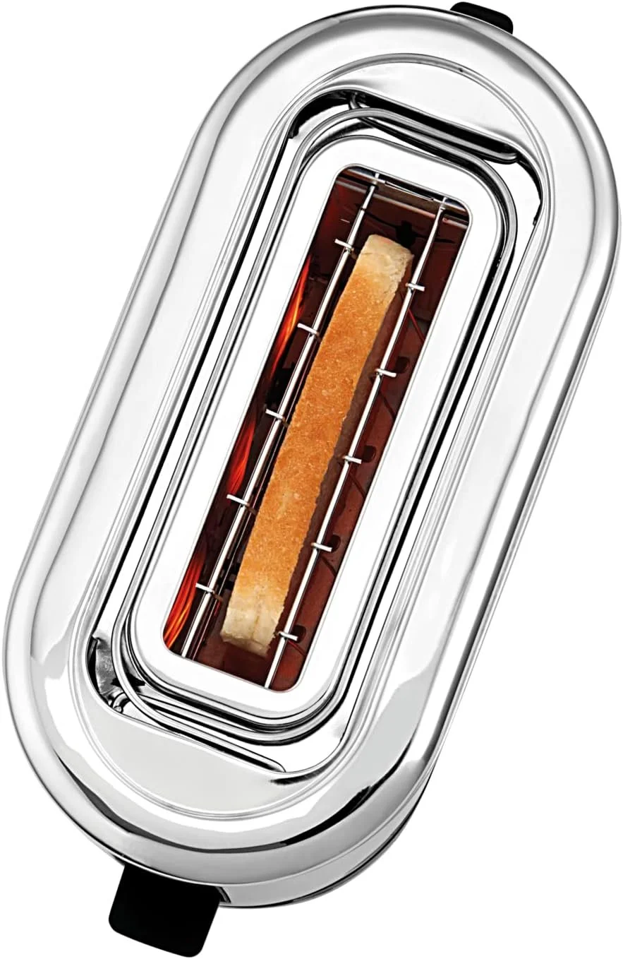 Тостер WMF KITCHEN minis 0414100011 / насадка для булочек / 7 уровней поджаривания / защита от перегрева / 600 Вт / Серебристый, фото №4