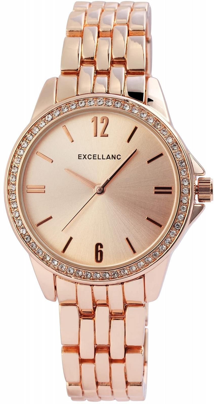 Годинник Excellanc жіночий Металевий браслет 1800143 Аналоговий Стрази, фото №1