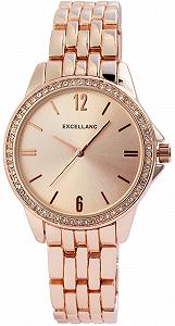 Годинник Excellanc жіночий Металевий браслет 1800143 Аналоговий Стрази - Фото 1