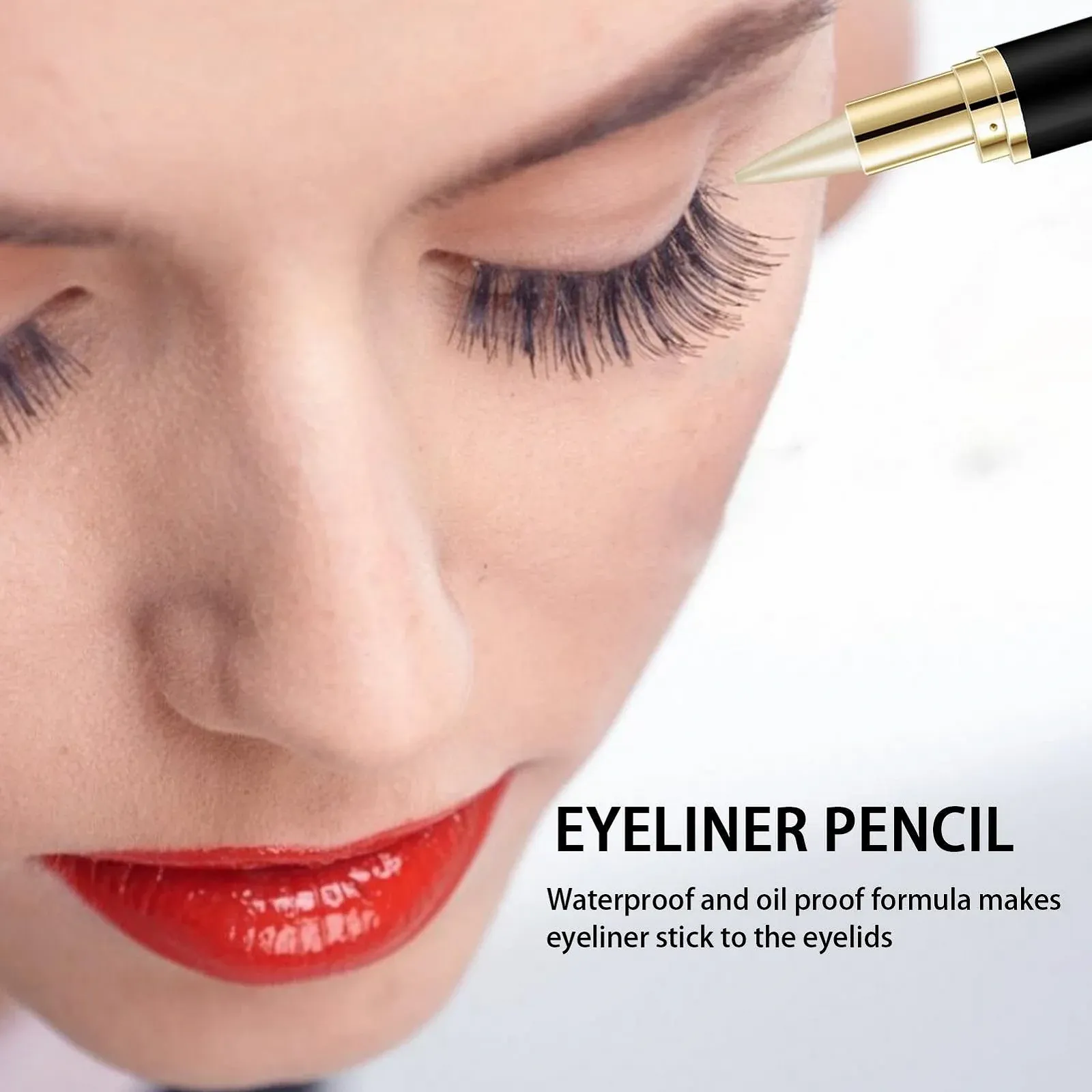 Гелевий олівець для очей Matte Black, фото №5