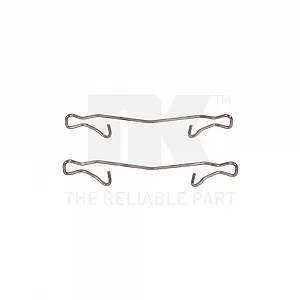 Комплект аксесуарів, гальмівні колодки NK 7925121, задня вісь, передня вісь - Фото 1