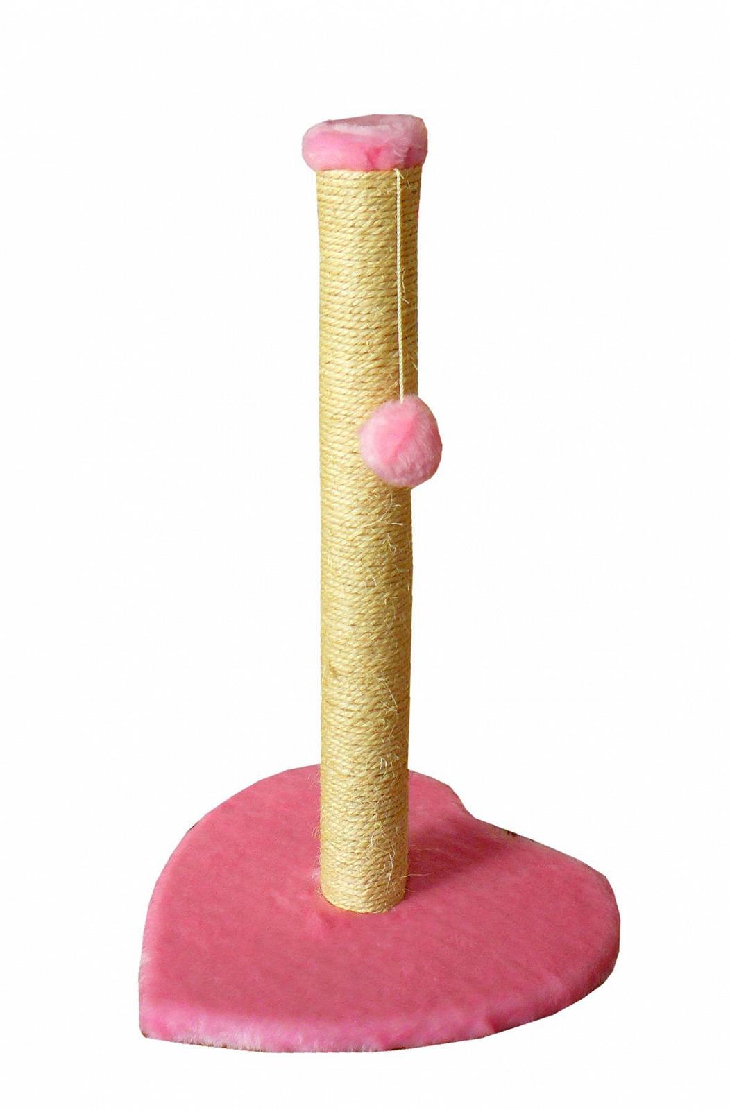 Кігтеточка ФанКот Серце джут Рожевий, фото №1