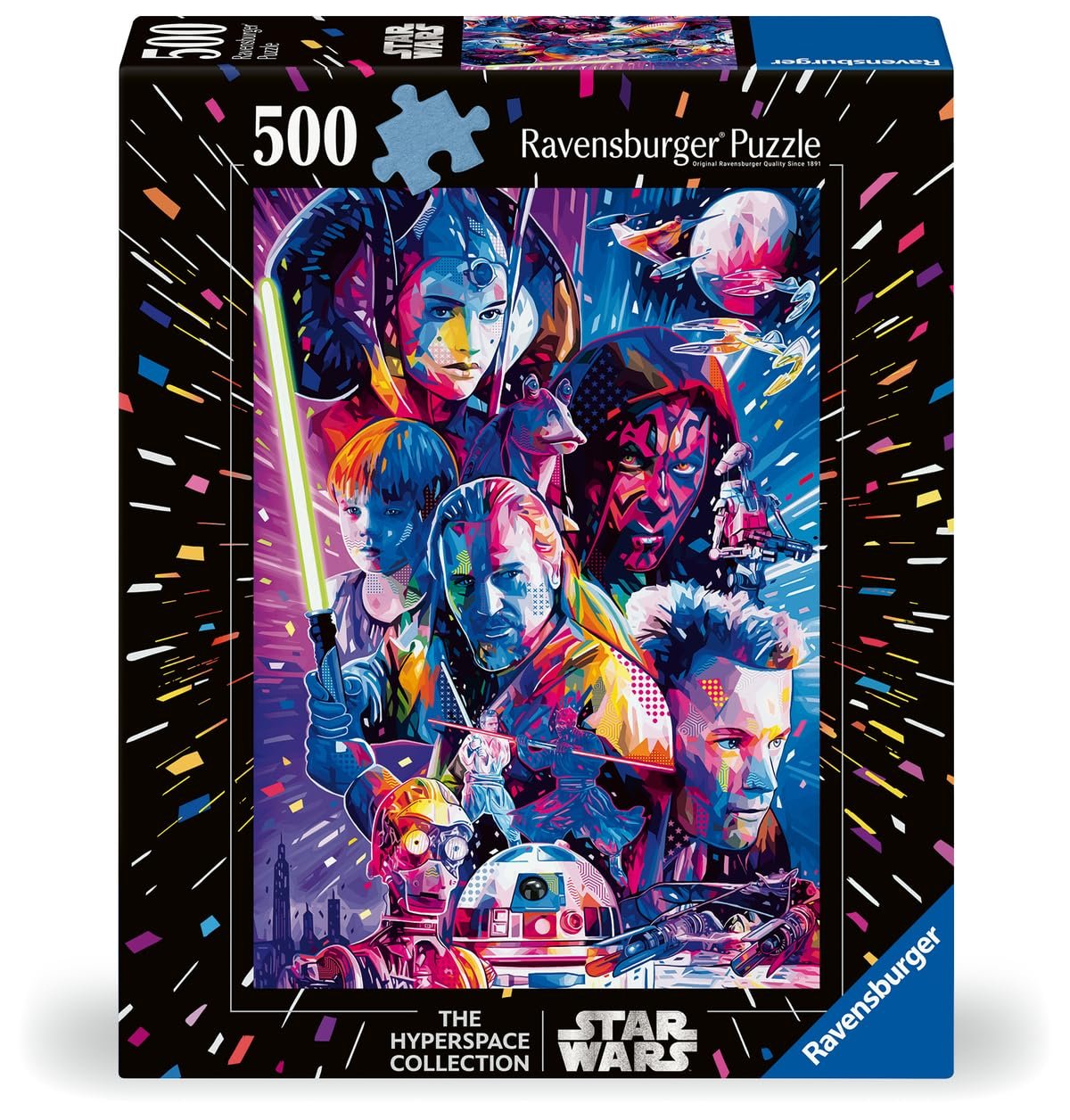 Пазл Ravensburger Star Wars The Phantom Menace 500pLF 500 елементів 12+, фото №2