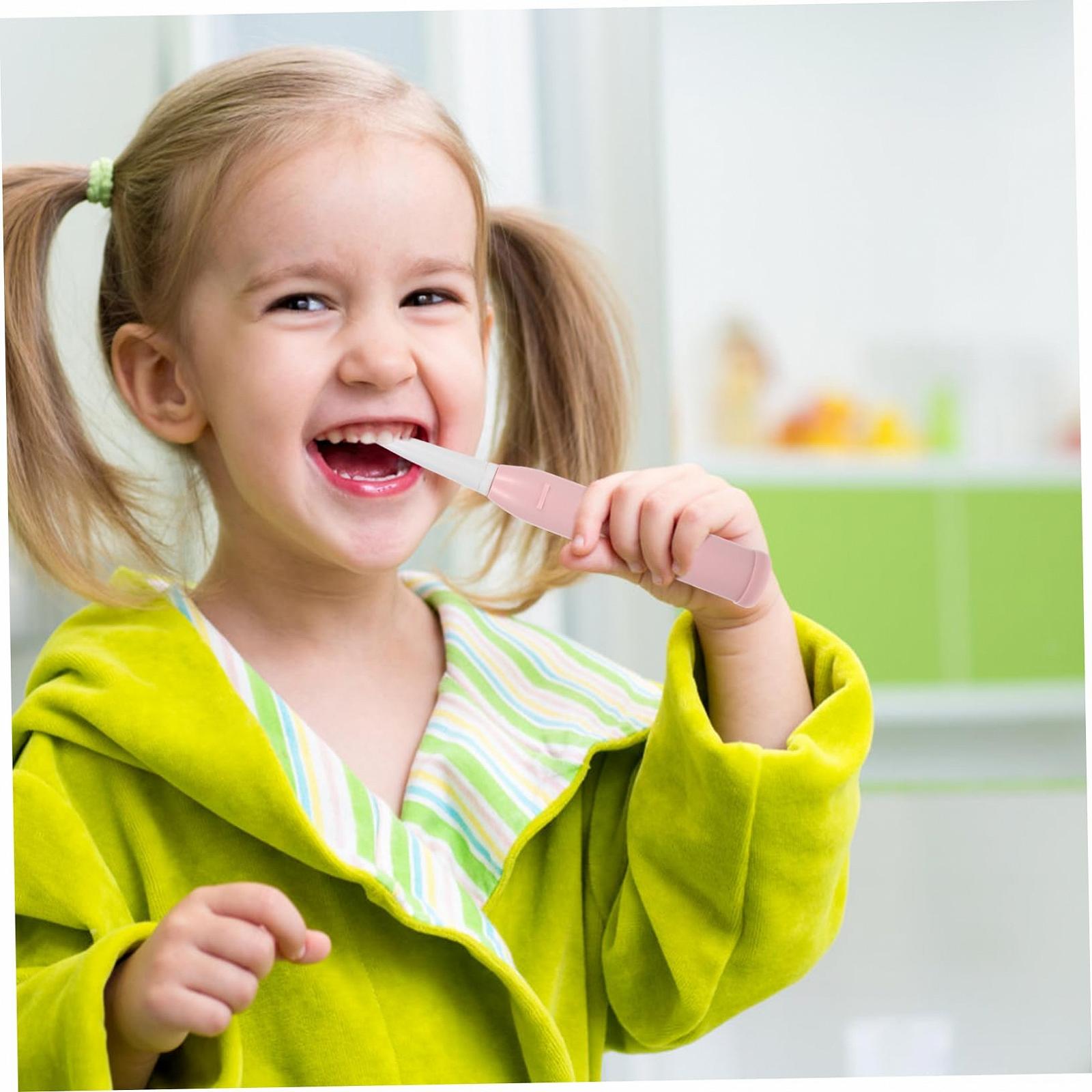 Електрична зубна щітка PACKOVE портативна USB м'яка щетина для дітей, фото №7