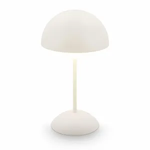 Настольная лампа BRILONER LED аккумуляторная IP44 сенсорная 16 x 29 см Античный белый - Фото 1