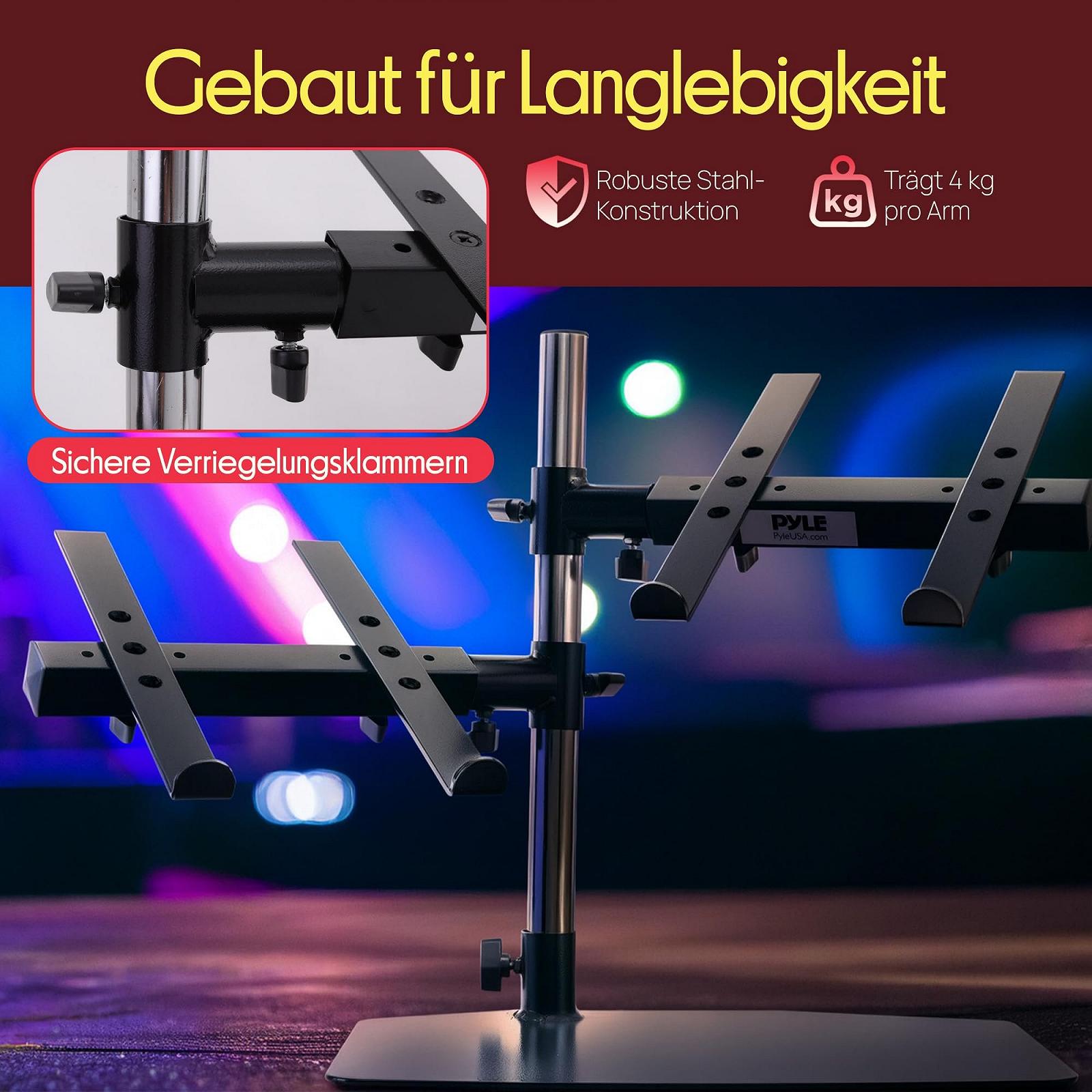 Підставка для ноутбука PylePro PLPTS45 для мікшерного студійного обладнання, одинарна, фото №6