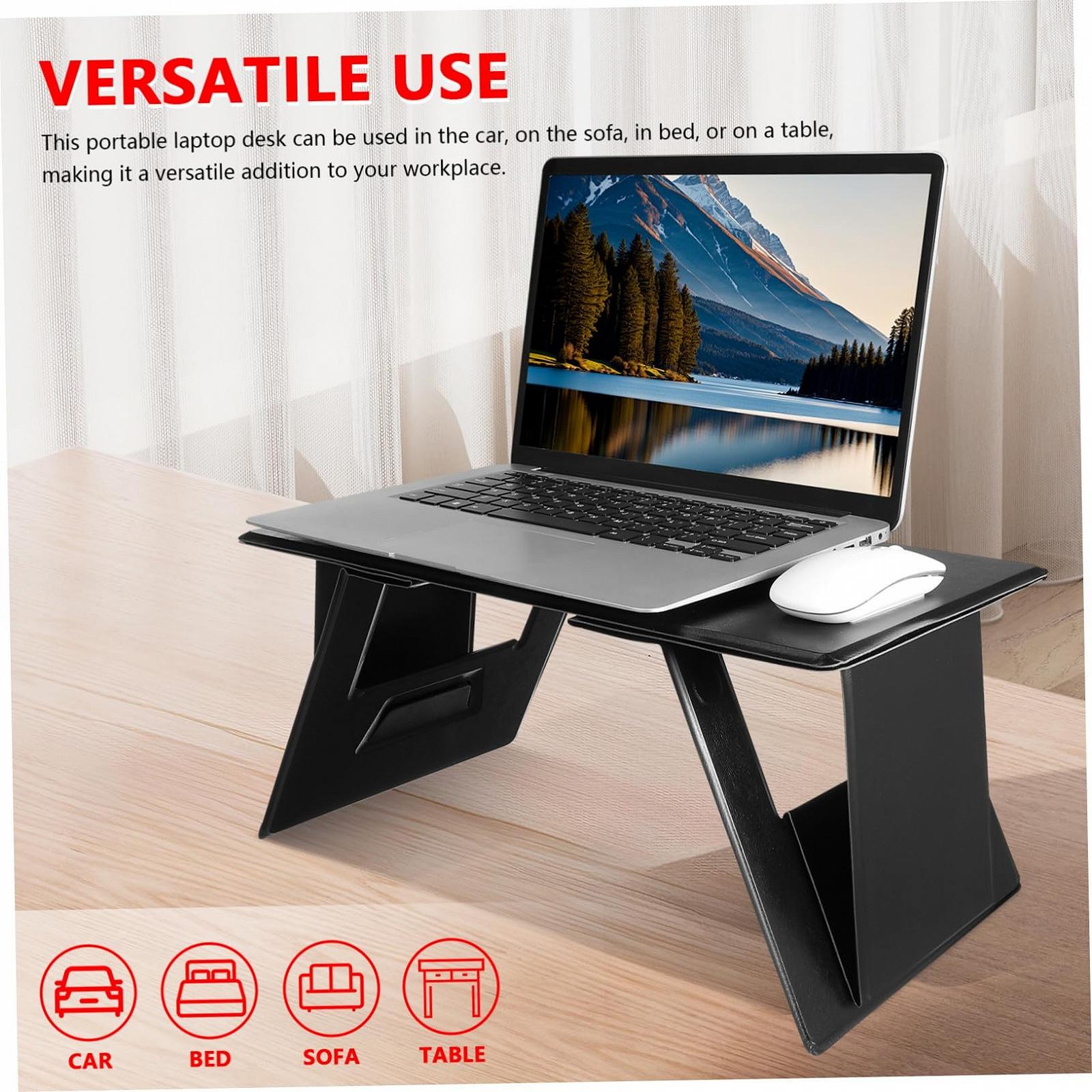 Підставка для ноутбука Sewroro Klappbarer з високоякісної HD-плати, портативний Lapdesk зі стабільною поверхнею, фото №3