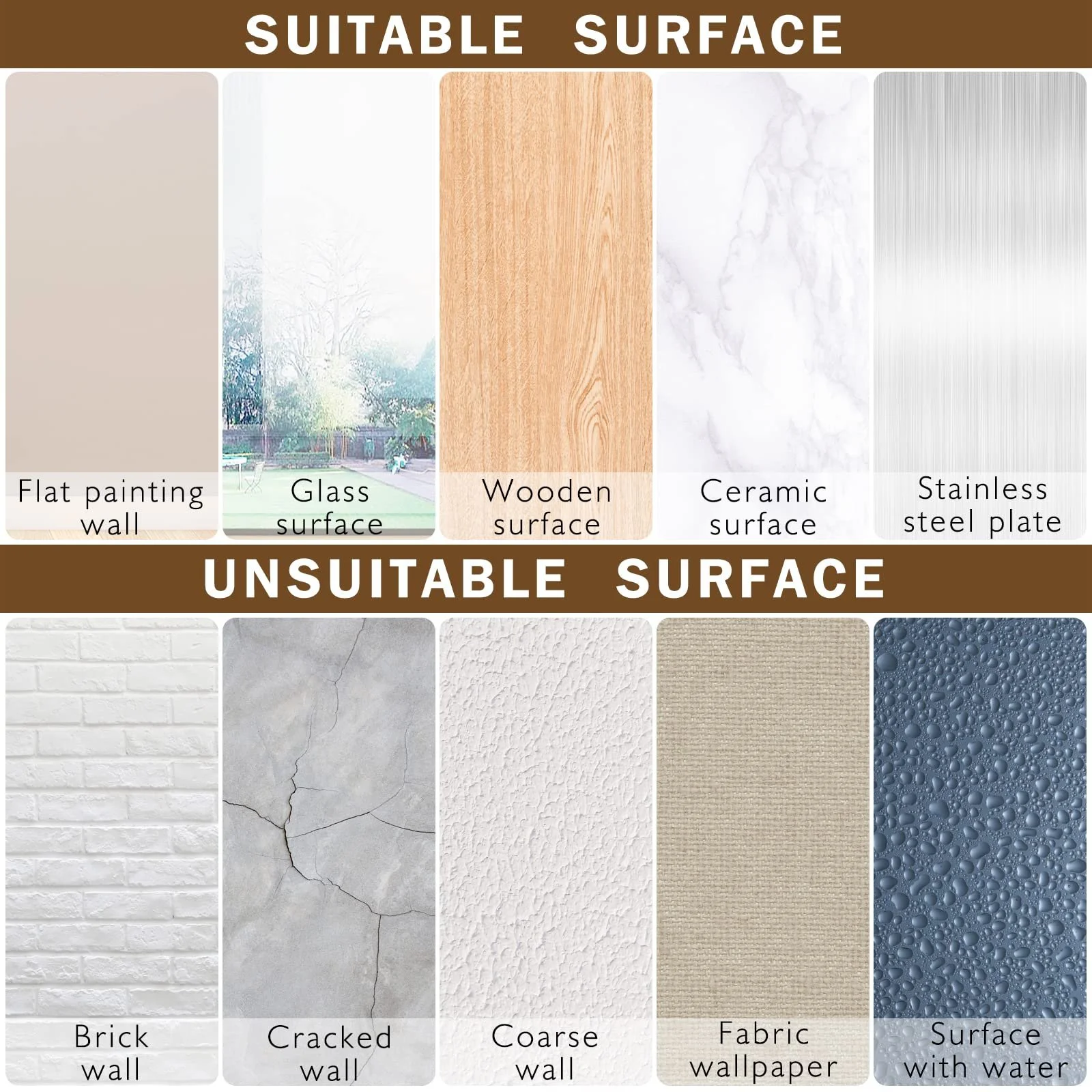 Наклейка на стіну SUPERDANT Coffee Latte Mocha Cappuccino коричнева, фото №7