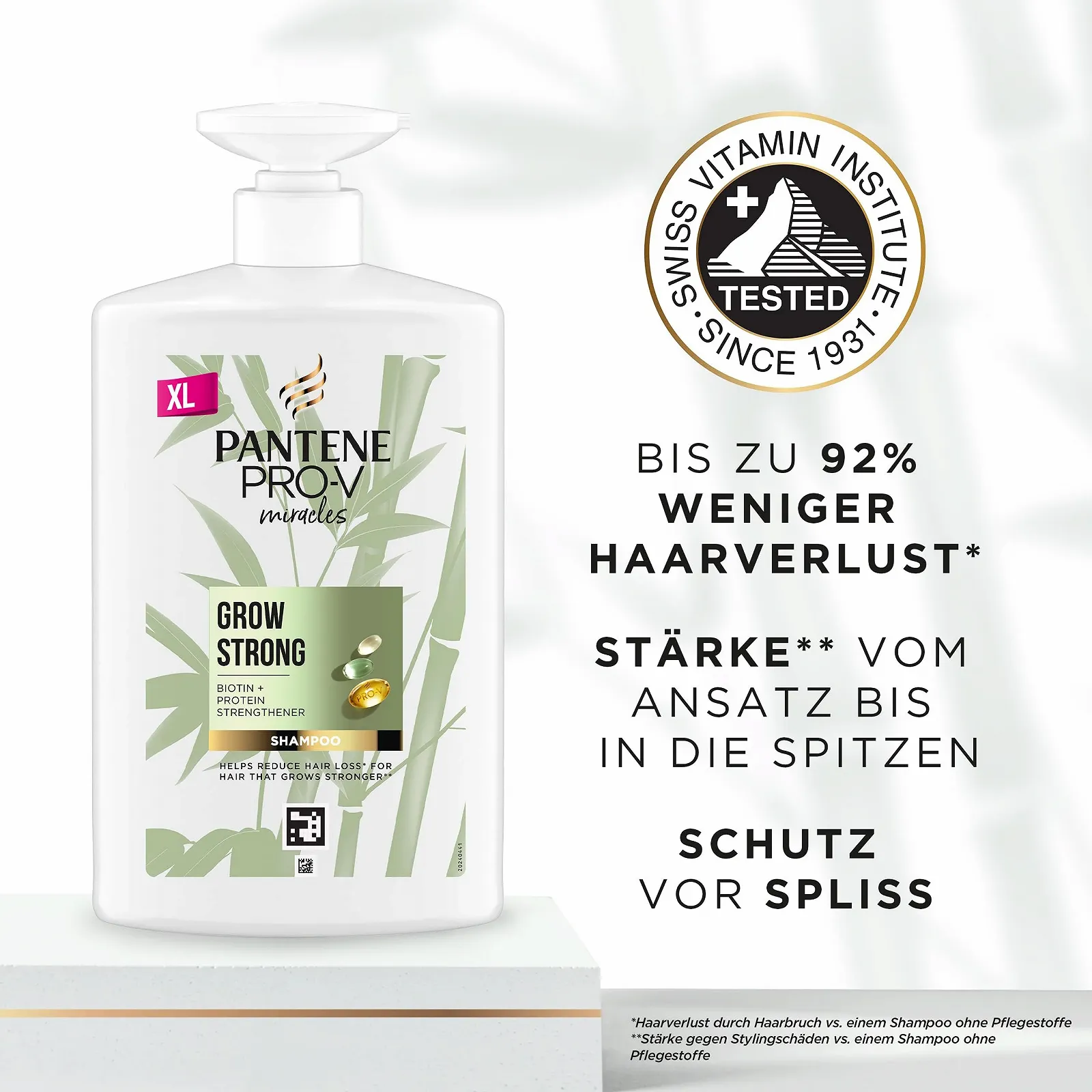 Шампунь Pantene Pro-V Grow Strong з біотином і протеїновим підсилювачем 1000 мл, дозатор-помпа. Pro-V Miracles, фото №5 Шампунь Pantene Pro-V Grow Strong з біотином і протеїновим підсилювачем 1000 мл, дозатор-помпа. Pro-V Miracles, фото №5