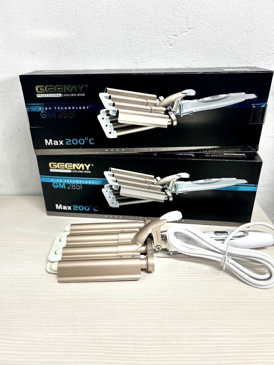 Плойка для завивки волос пять волн Gemei GM2851 тройная mm 5, фото №8 Плойка для завивки волос пять волн Gemei GM2851 тройная mm 5, фото №8