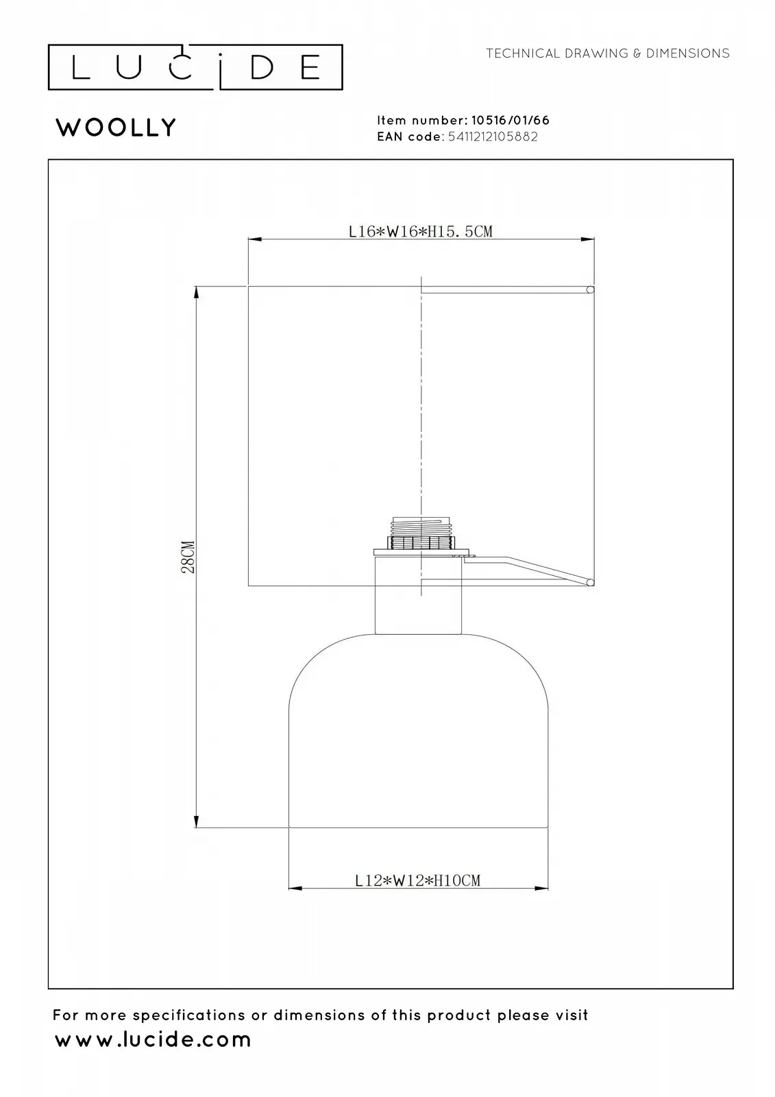 Настільна лампа LUCIDE Woolly Діаметр 16 см 1 x E14 Рожева, фото №6