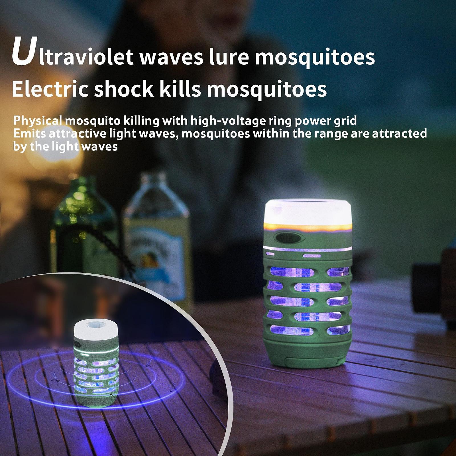 Лампа-знищувач комах Naturehike Camping Light Акумуляторна USB IP44 2000 мАг, фото №2
