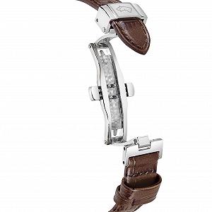 Женские Часы JAGUAR Acamar J1046/2 Серебристый корпус из нержавеющей стали Коричневый кожаный ремешок, Белый, Ремешок. synthetic.ua - Фото 1