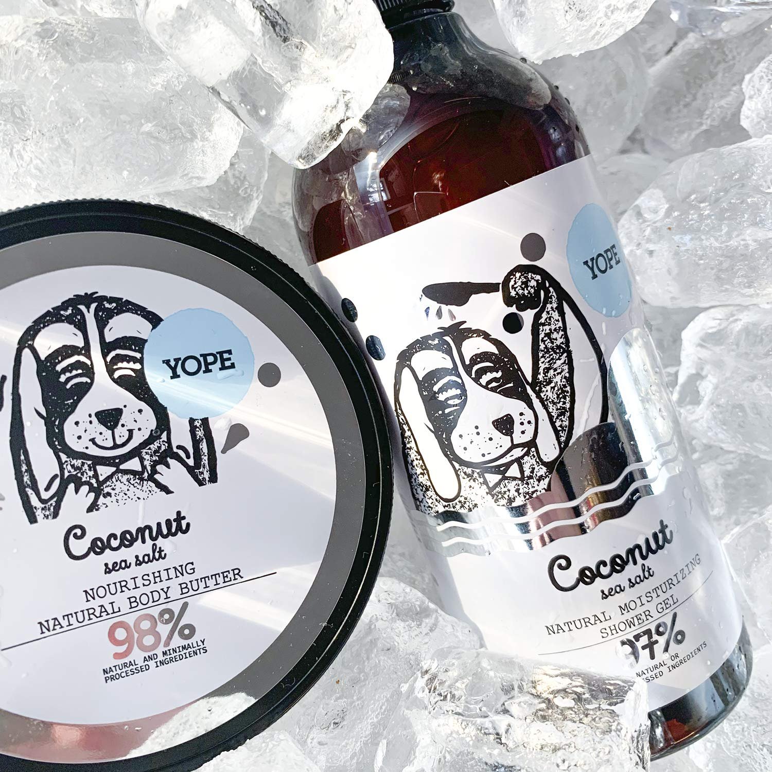 Гель для душа YOPE Coconut & Sea Salt натуральный восстанавливающий увлажняющий 400 мл, фото №3