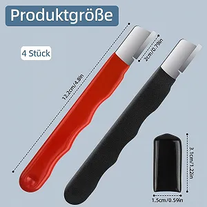 Набір точил 4 Pieces Garden Tool Sharpener для ножів, сокир та секаторів synthetic.ua - Фото 1