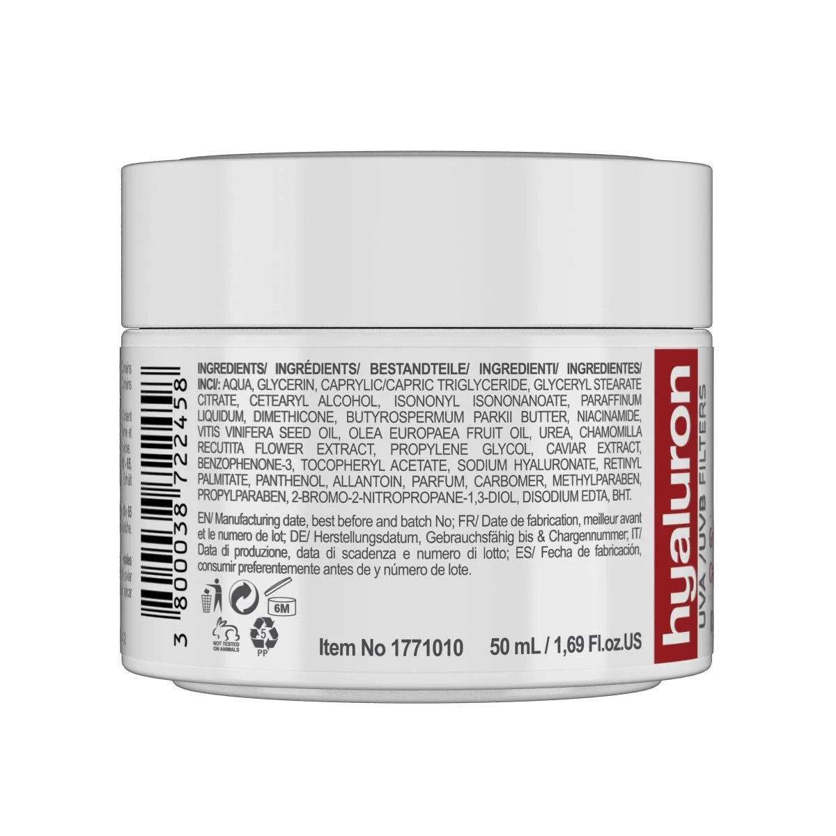 Денний та нічний крем RevitaLAB Hyaluron Anti-Ageing з Retinol, ікрою та червоним виноградом для віку 50–65 років 50 мл (2 шт. в упаковці), фото №2 Денний та нічний крем RevitaLAB Hyaluron Anti-Ageing з Retinol, ікрою та червоним виноградом для віку 50–65 років 50 мл (2 шт. в упаковці), фото №2