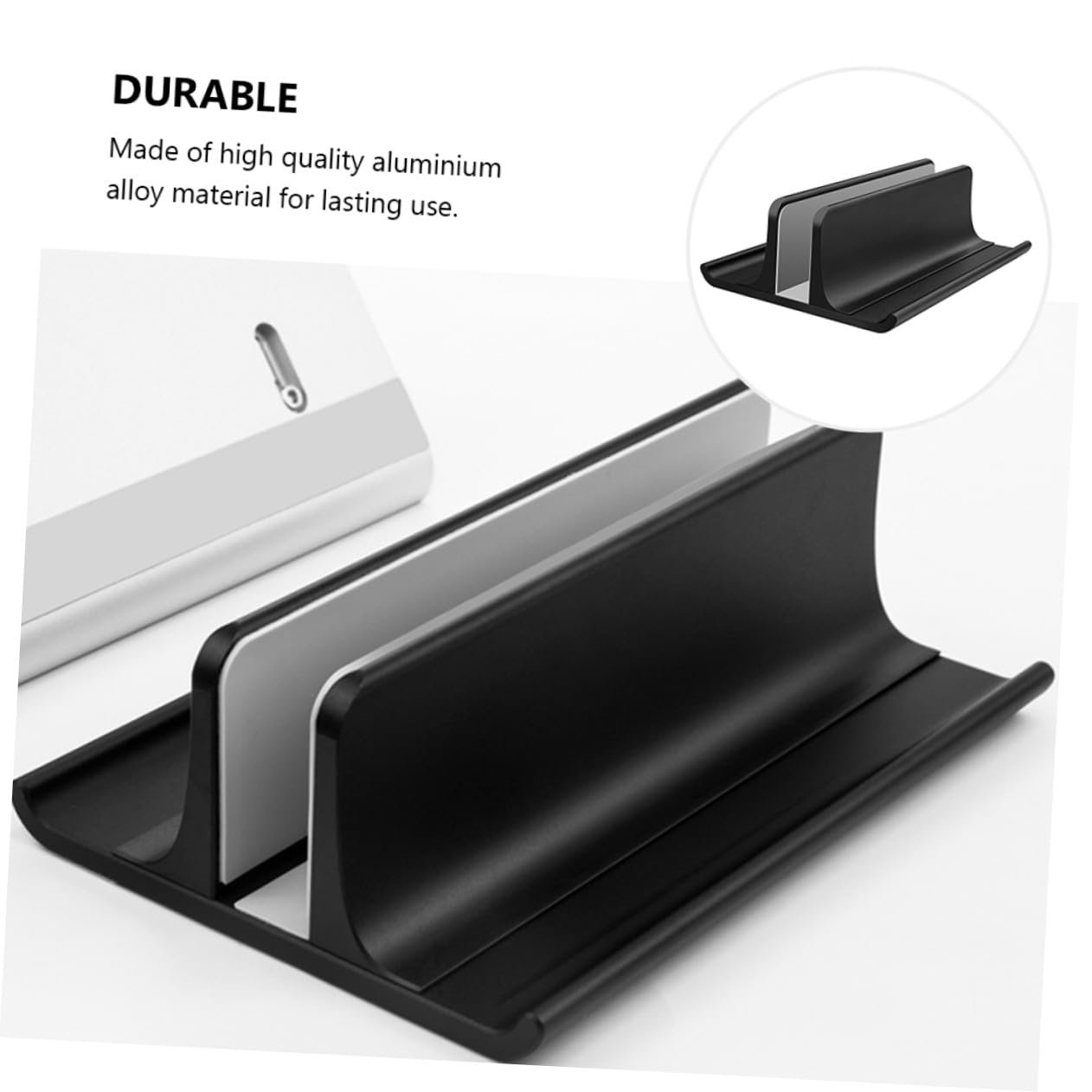 Подставка для ноутбука Вертикальная Aluminiumlegierung Radiator Rack Черный, фото №2